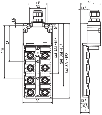 1760040000 Weidmüller Sensor-Aktor Verteilerboxen Bild 2