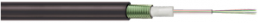 LWL-Kabel, Singlemode 9/125 µm, Fasern: 24, OS2, PE, schwarz, halogenfrei, 27900924