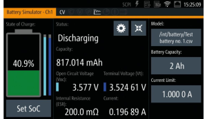 Option, Batteriesimulation für Netzgeräte NGM200-Serie, NGM-K106