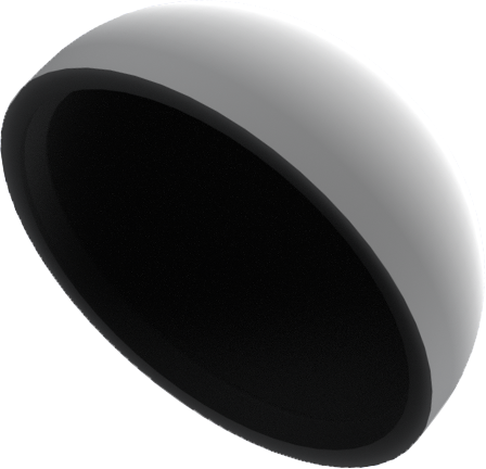 Schraubenabdeckkappe, M5, Innen-Ø&nbsp;12.8 mm, Außen-Ø&nbsp;14.5 mm, PA, 003.14.058 - 1