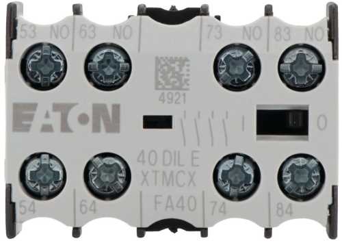 Hilfsschalter, 4-polig, 4 Schlie&szlig;er, Schraubanschluss, 010304 - 2