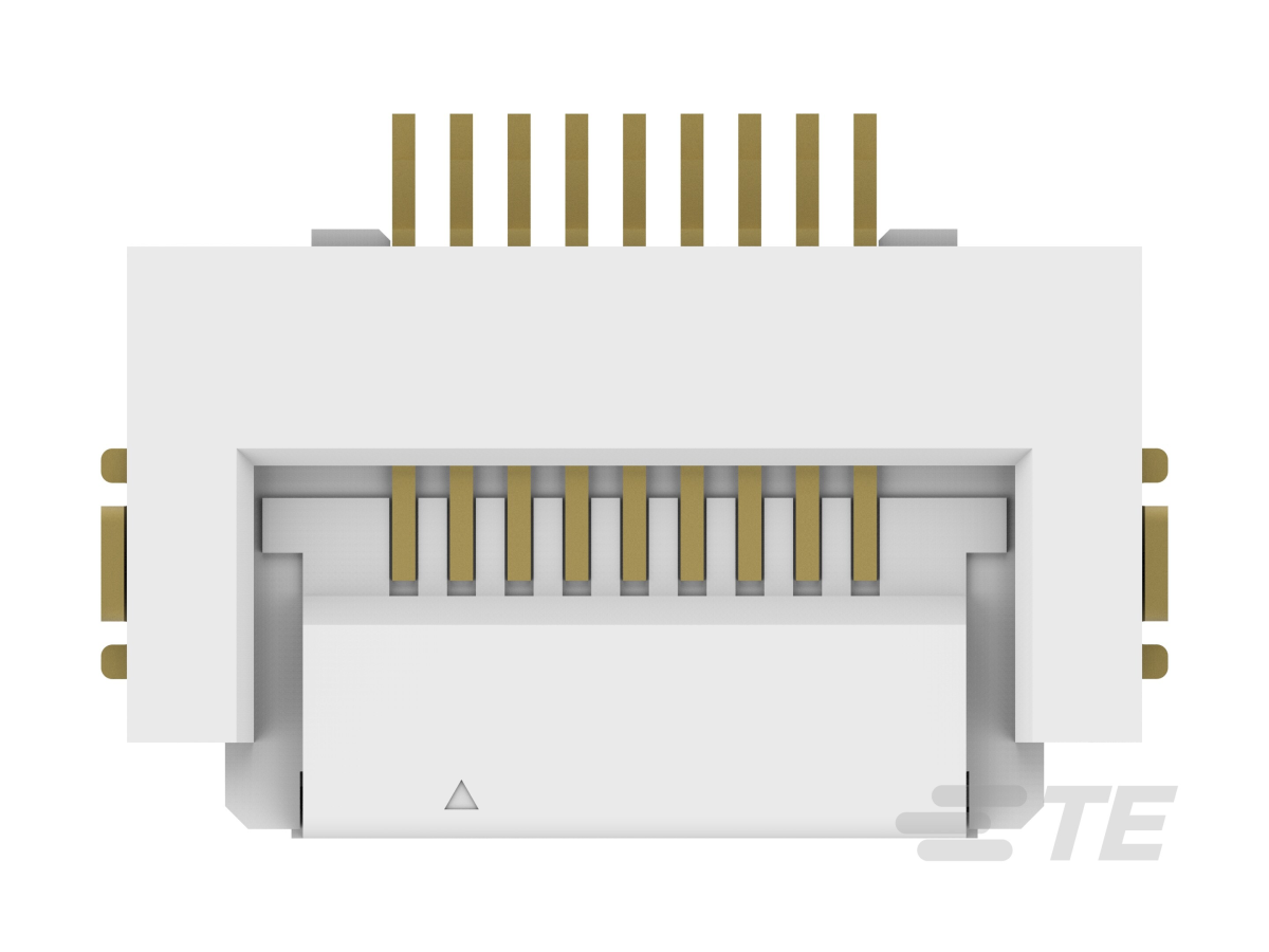Buchse, 9-polig, 1-reihig, RM&nbsp;0.5 mm, SMD, Buchse, vergoldet, 1775333-9 - 3