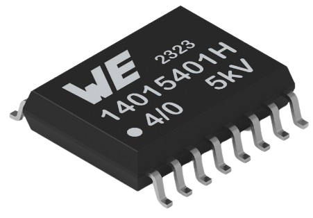 Capacitive Digital Isolator, SOIC-16, Würth Elektronik eiSos 18014015401L