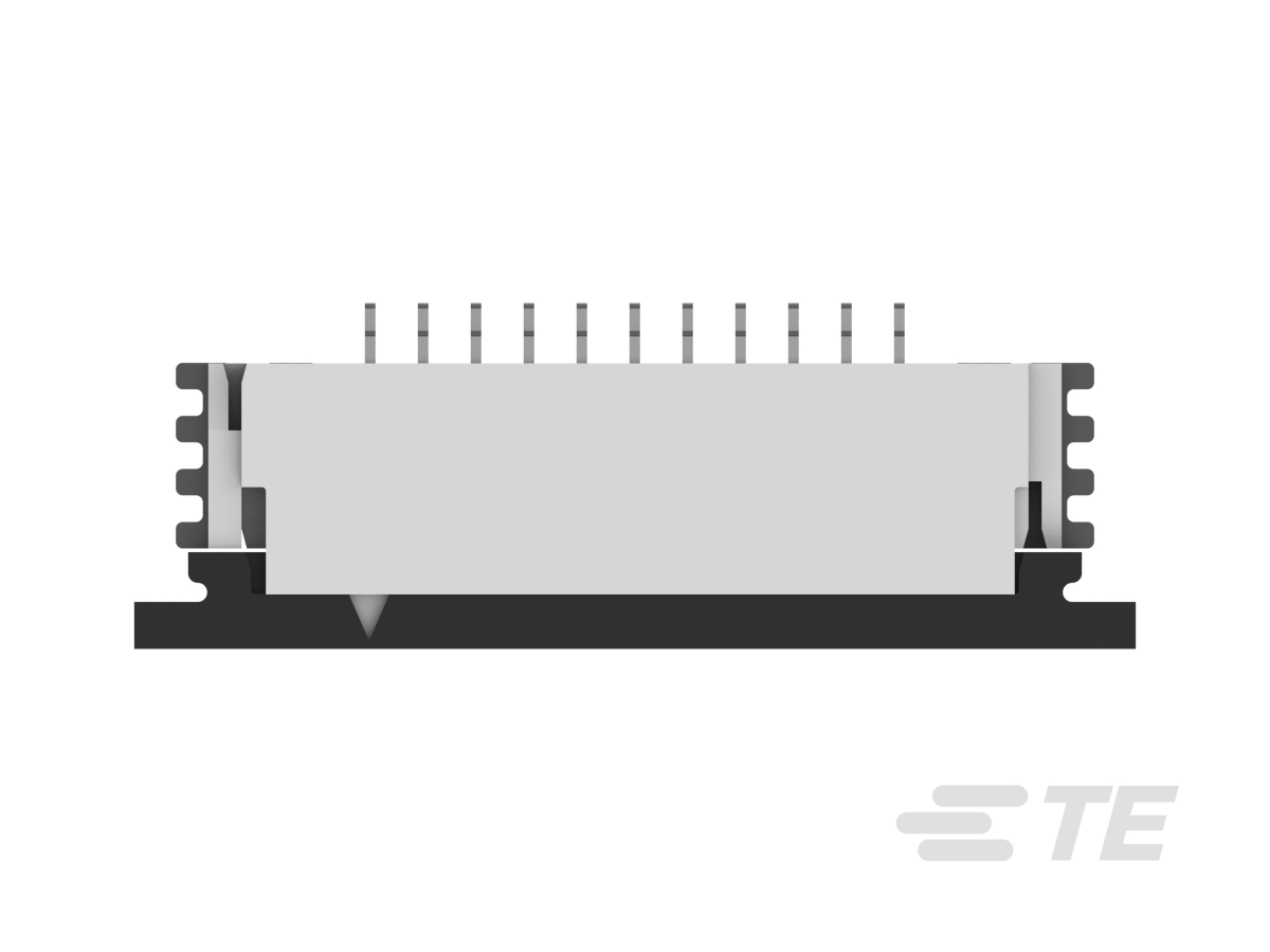 Buchse, 11-polig, 1-reihig, RM&nbsp;1 mm, SMD, Buchse, verzinnt, 1-84952-1 - 3