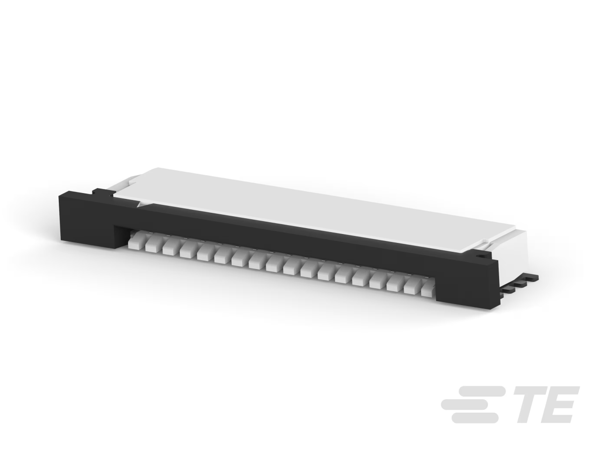 Buchse, 17-polig, 1-reihig, RM&nbsp;1 mm, SMD, Buchse, verzinnt, 1-84952-7 - 1