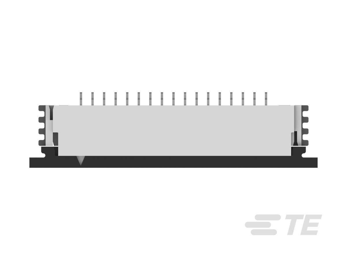 Buchse, 17-polig, 1-reihig, RM&nbsp;1 mm, SMD, Buchse, verzinnt, 1-84952-7 - 3