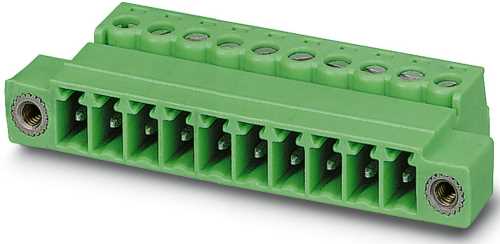 Stiftleiste, 5-polig, RM&nbsp;3.81 mm, gerade, gr&uuml;n, 1858060 - 1