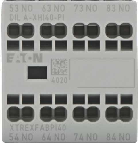 Hilfsschalter, 4-polig, 4 Schlie&szlig;er, Federklemmanschluss, 199317 - 2