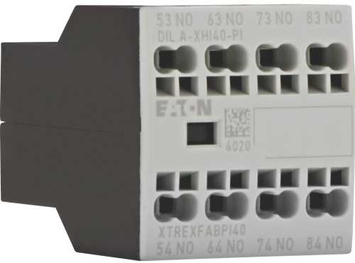 Hilfsschalter, 4-polig, 4 Schlie&szlig;er, Federklemmanschluss, 199317 - 3