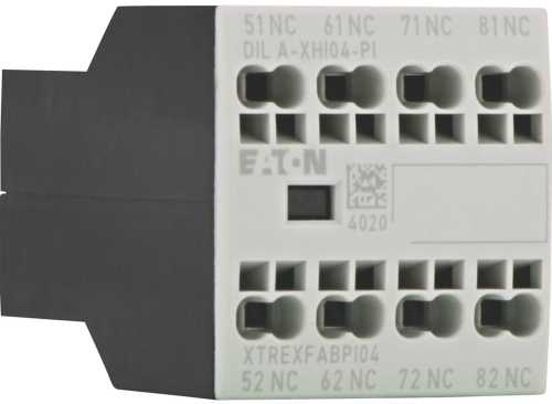 Hilfsschalter, 4-polig, 4 &Ouml;ffner, Federklemmanschluss, 199321 - 3