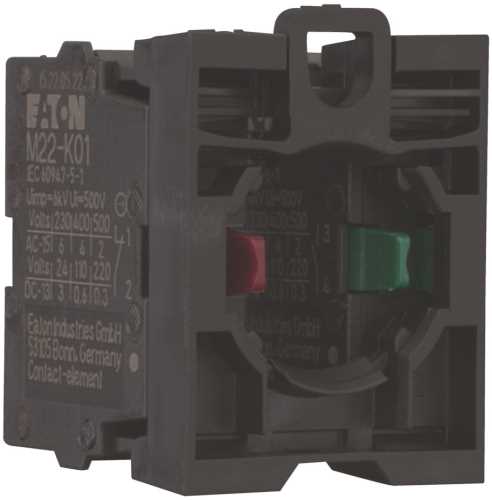 Kontaktelement, 1 Schließer + 1 Öffner, 6 A, 216505 - 3