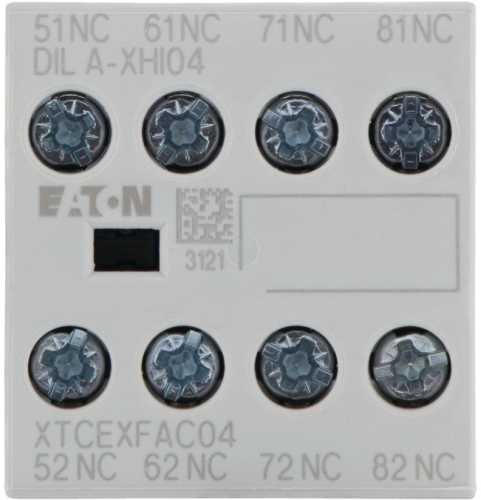 Hilfsschalter, 4-polig, 4 &Ouml;ffner, Schraubanschluss, 276424 - 2