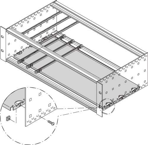Montageplatte, Aluminium, (L x B x H) 412.5 x 431.35 x 8 mm, 84 TE, 34562-871