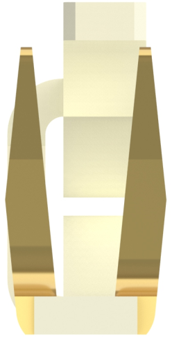 Buchsenkontakt, Crimpanschluss, vergoldet, 1-487547-1 - 3