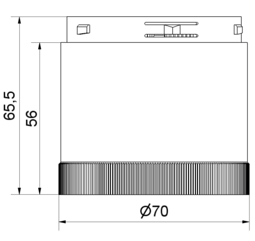 Dauerlichtelement, Ø&nbsp;70 mm, grün, 12-230 V AC/DC, Ba15d, IP54, 840 200 00 - 2