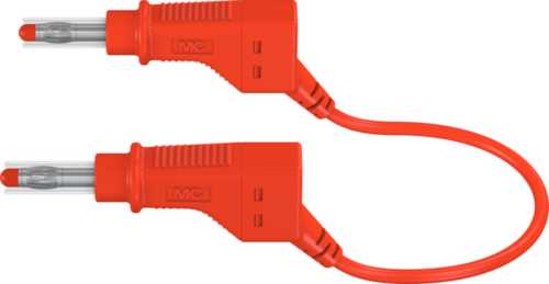 Messleitung&nbsp;mit (4 mm Stecker, gefedert, gerade) auf (4 mm Stecker, gefedert, ge - 3