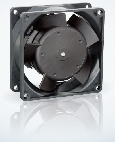 AC-Axiallüfter, 115 V, 80 x 80 x 32 mm, 80 m³/h, 48 dB, Kugellager, ebm-papst AC