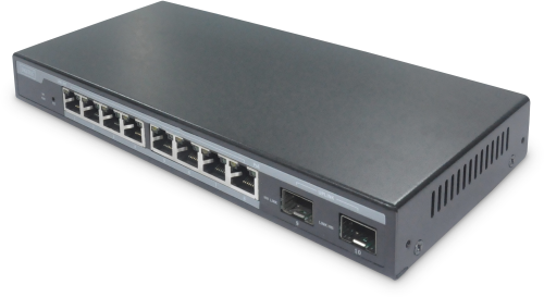 Ethernet Switch, managed, 8 Ports, 1 Gbit/s, DN-95344 - 1