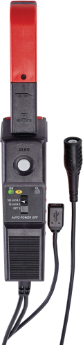 AC/DC-Stromzange E27, 100 A&nbsp;(DC), 100 A&nbsp;(AC), Öffnung 12 mm, CAT III 600 V, CAT - 2