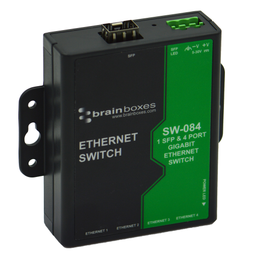 Ethernet Switch, 5 Ports, 1000 Mbit/s, 5-30 VDC, SW-084 - 3