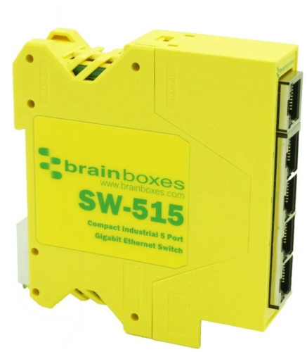 Ethernet Switch, unmanaged, 5 Ports, 5 Gbit/s, 5-30 VDC, SW-515 - 1