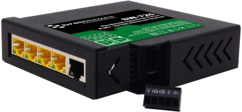 Ethernet switch, 5 Ports, 100 Mbit/s, 44-57 VDC, SW-725 - 3