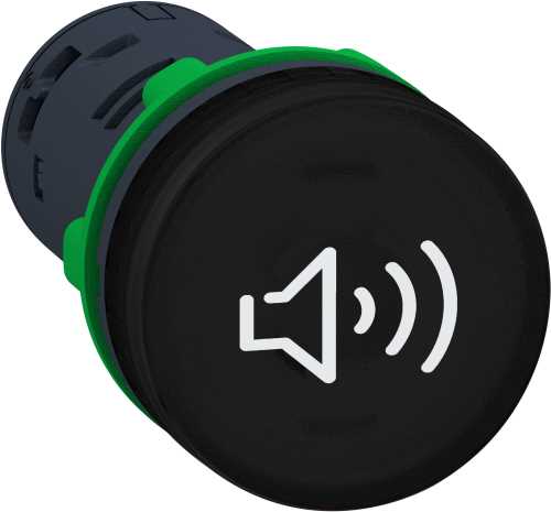 Summer, 50 Hz, 90 dB, 24 V AC/DC, 28 mA, schwarz, XB5KSB