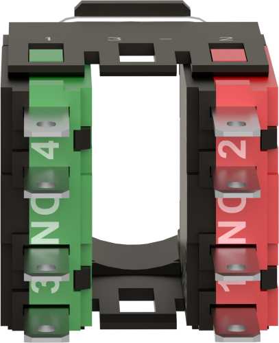 Hilfsschalterblock f. Drucktaster, &Oslash; 16, 1S+1&Ouml; - 2