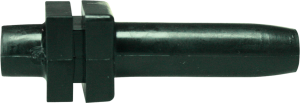 Bend protection grommet, cable Ø 6 mm, L 46 mm, PVC, black