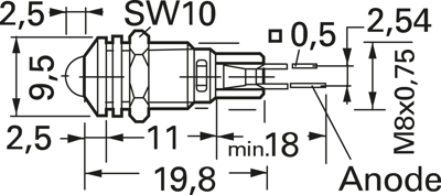 2665.1001 Mentor LED Spacer Image 2
