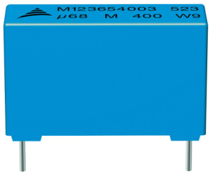 MKT film capacitor, 100 nF, ±10 %, 630 V (DC), PET, 15 mm, B32522Q8104K000