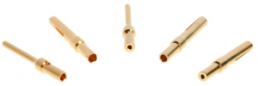 Pin contact, 0.09-0.25 mm², AWG 28-24, crimp connection, gold-plated, 09670007576