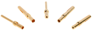 Pin contact, 0.25-0.52 mm², AWG 24-20, crimp connection, gold-plated, 09670008576