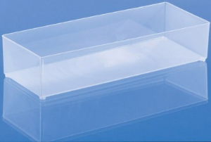 Compartment insert, transparent, (W x D) 79 x 218 mm, EINSATZ 55 A7-2