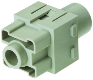 Socket contact insert, 1 pole, equipped, axial screw connection, 09140012761