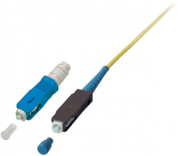 SC plug, OS2, singlemode, ceramic, blue, 53199.2