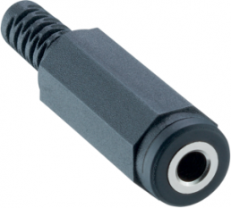 3.5 mm jack socket, 2 pole (mono), solder connection, plastic, 1522 02