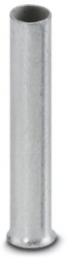 Uninsulated Wire end ferrule, 4.0 mm², 18 mm long, DIN 46228/1, silver, 3202834