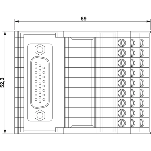2322375 Phoenix Contact Transfer Modules for Mounting Rail Image 2