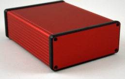 Aluminum enclosure, (L x W x H) 160 x 125 x 52 mm, red, IP54, 1455Q1601RD