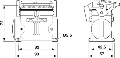 1082582 Phoenix Contact Housings for HDC Connectors Image 2