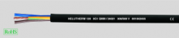 PVC control line HELUTHERM 120 12 x 1.0 mm², AWG 18, black