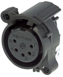 NC5FAH-0 Neutrik XLR Connectors