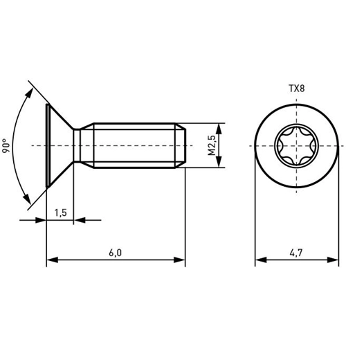 001.60.221 Ettinger Screws, Threaded Rods Image 2