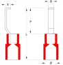 1312440000 Weidmüller Cable Lugs