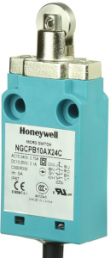 Switch, 4 pole, 2 Form A (N/O) + 2 Form B (N/C), roller plunger, stranded wires, IP67, NGCPB50AX32C