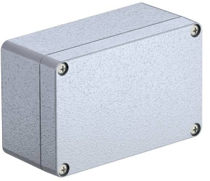 Die-cast aluminum enclosure, (L x W x H) 160 x 100 x 81 mm, silver gray (RAL 7001), IP66, 2011316