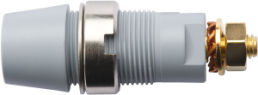 4 mm socket, screw connection, mounting Ø 12.2 mm, CAT III, gray, SAB 6922 AU / GR