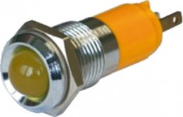 LED signal light, 24 V (AC), 24 V (DC), red, 700 mcd, Mounting Ø 14 mm, LED number: 1