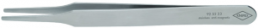 ESD precision tweezers, uninsulated, antimagnetic, stainless steel, 120 mm, 92 52 23